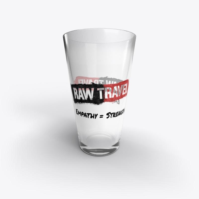 Empathy = Strength Pint Glass